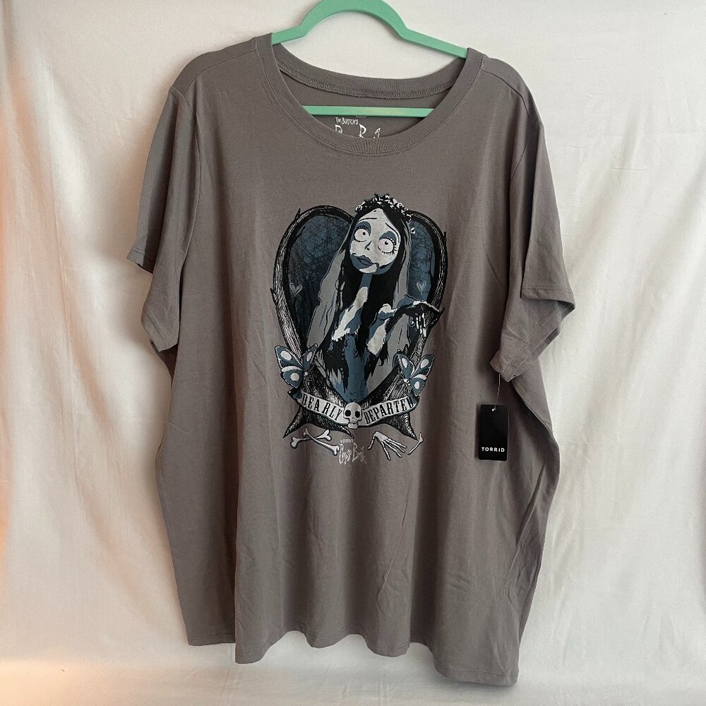 Torrid Corpse Bride Classic Fit Cotton Crew Tee - Size 4X - New!